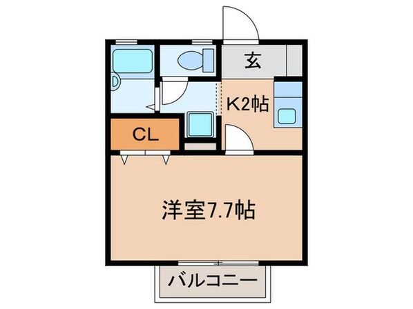 カ－サ中央の物件間取画像